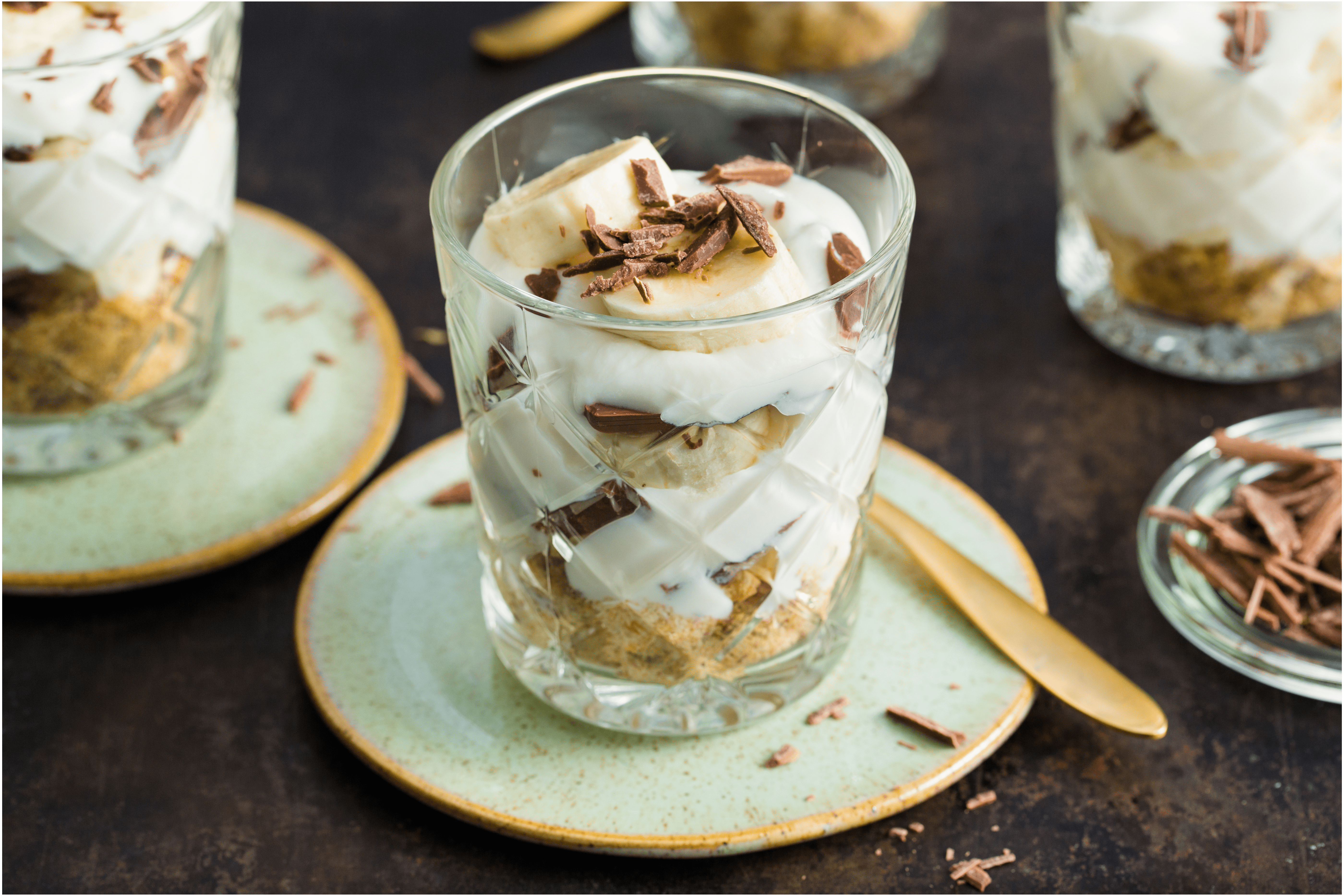 Banaan-chocolade torentjes