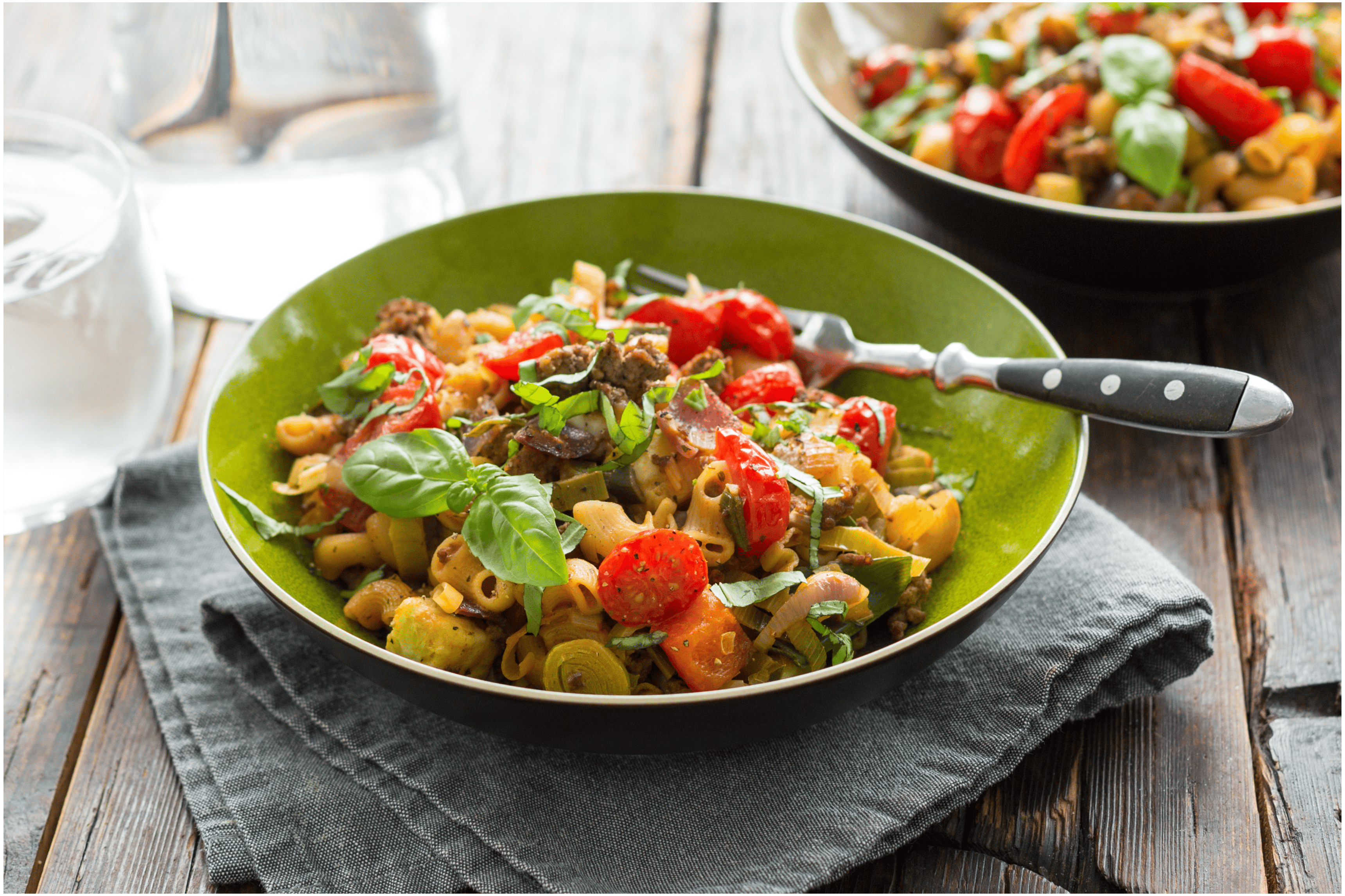 Roerbak macaroni bolognese