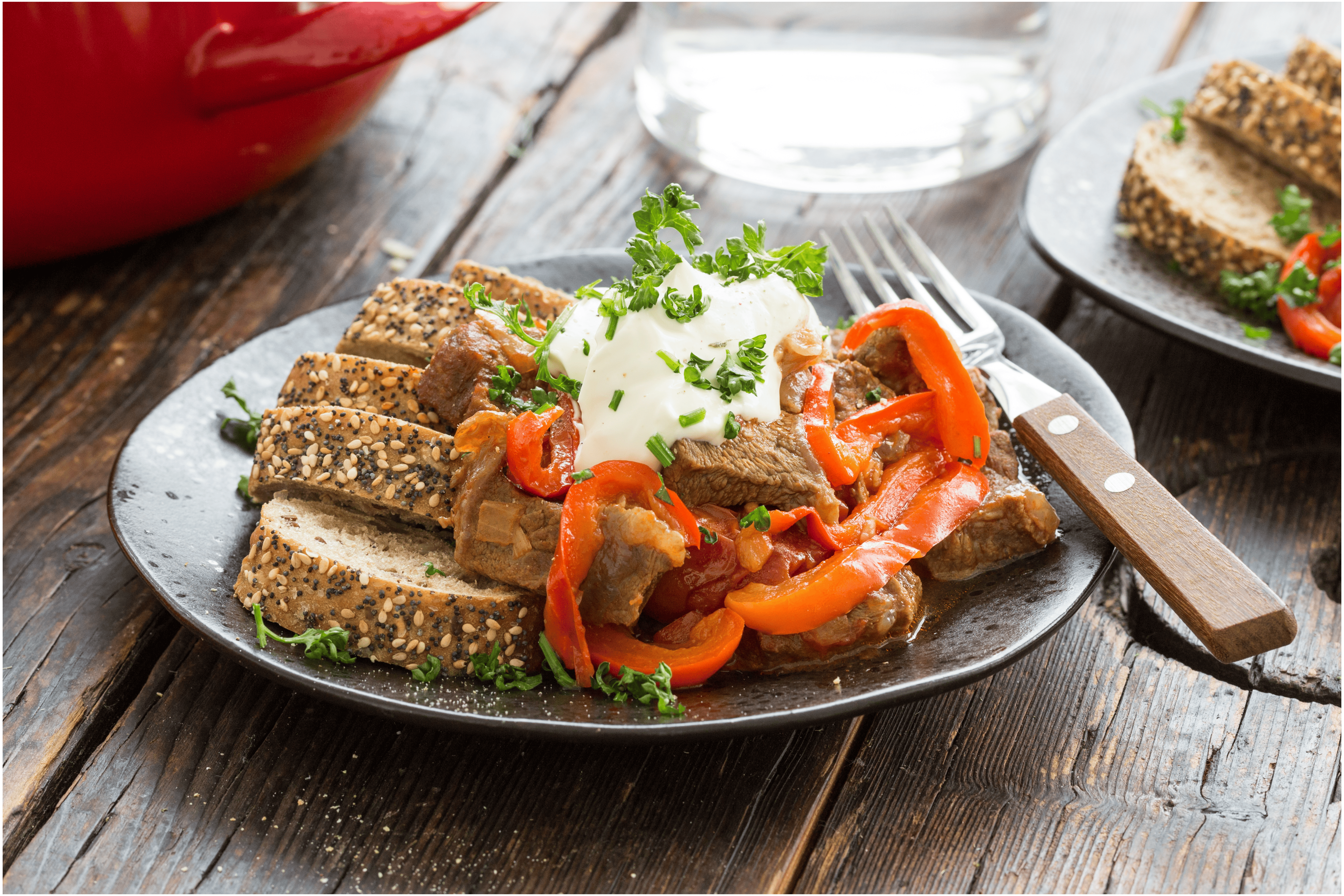 Rundergoulash met brood