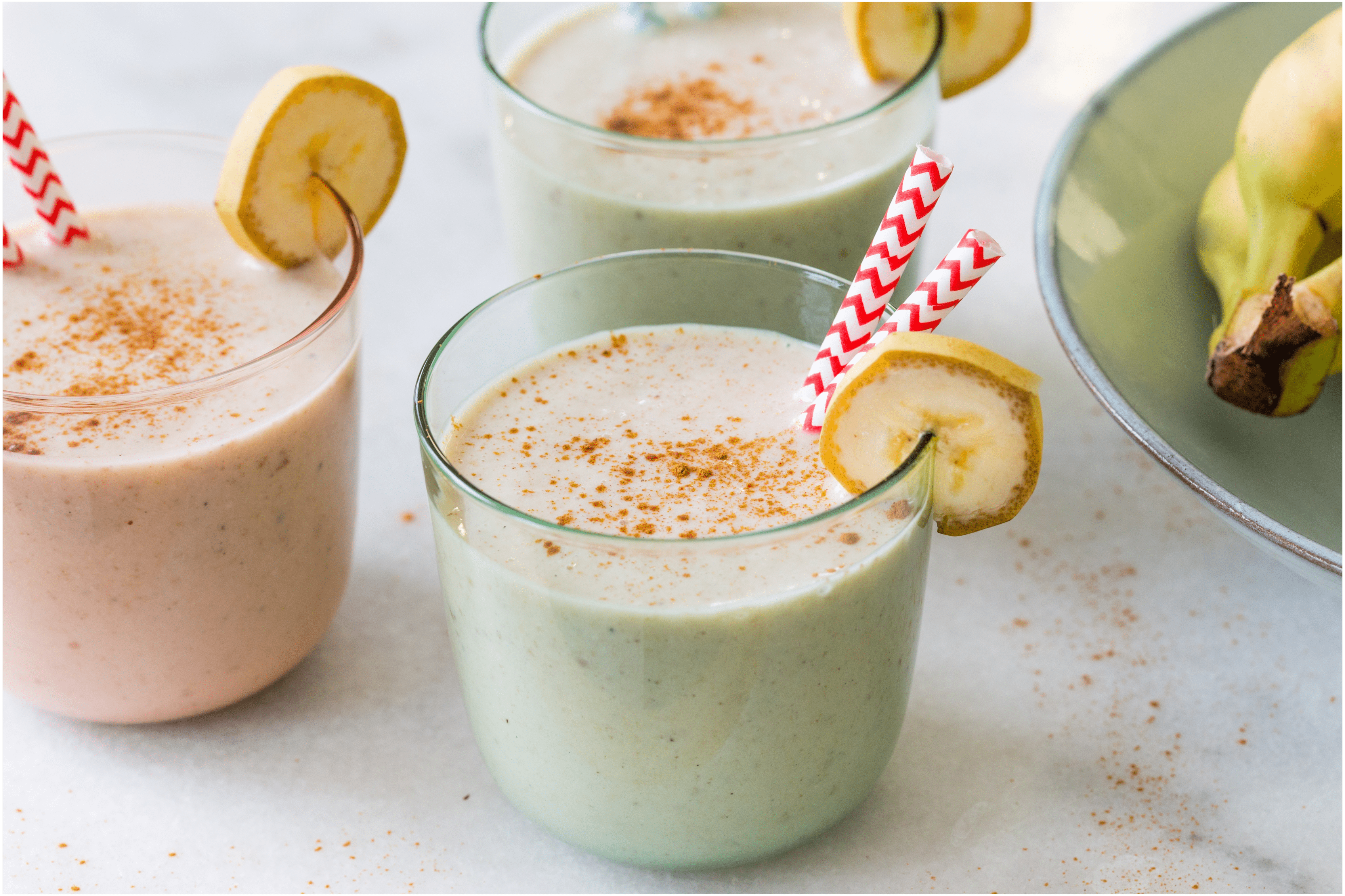 Havermoutsmoothies met banaan