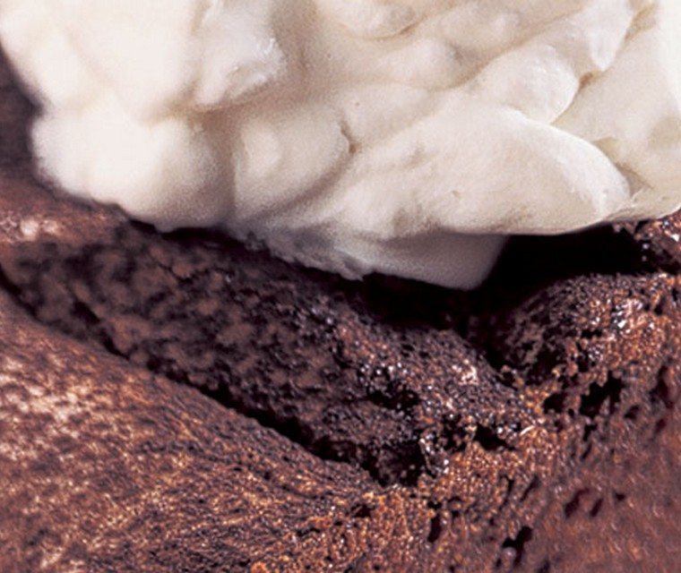 Chocoladetaart met bitterkoekjes