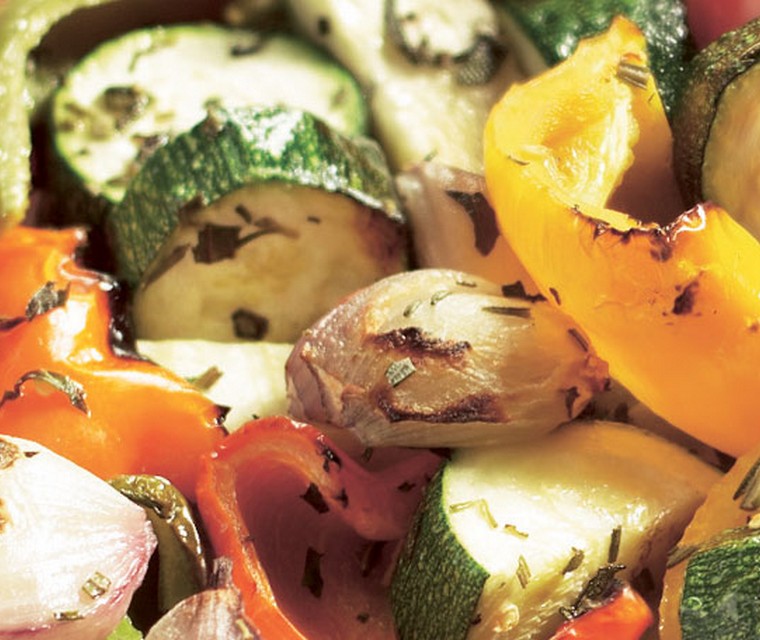 Gegrilde groenteschotel