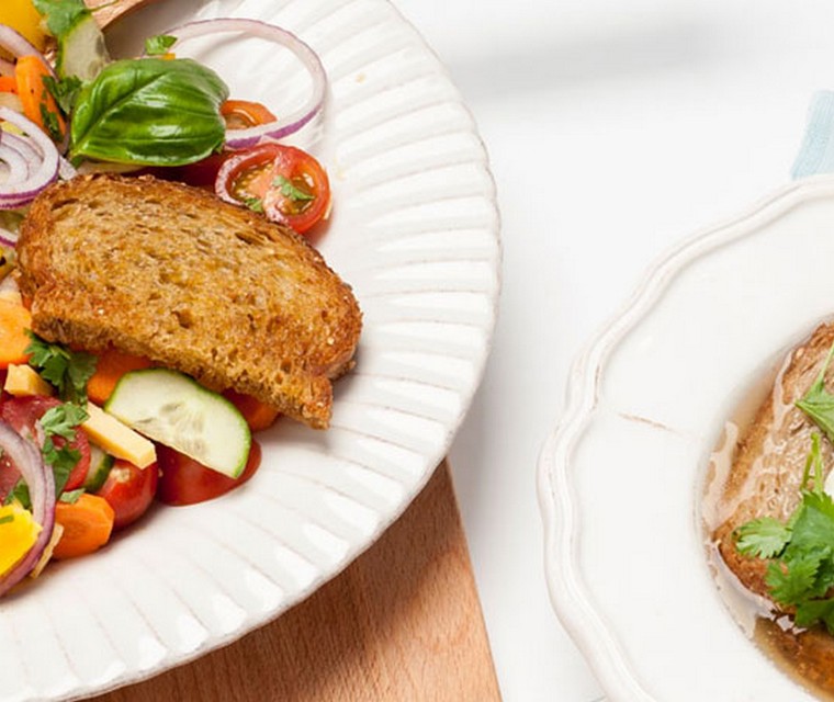 Broodsoep en panzanella van René Pluijm