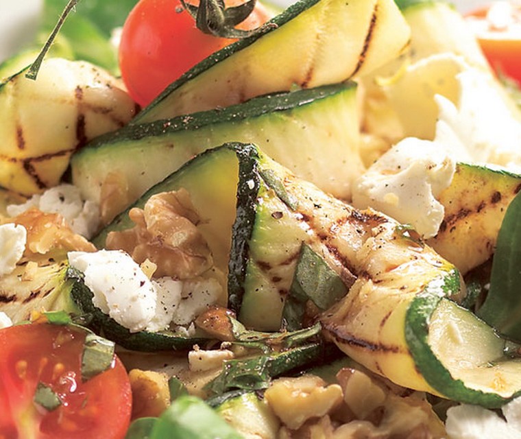 Gegrilde courgettesalade