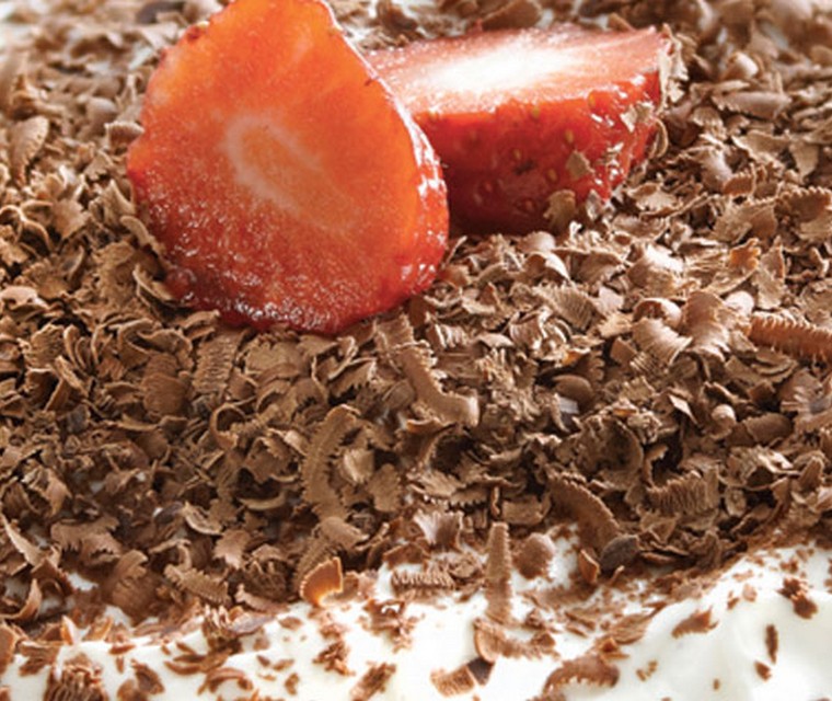 Kwarktiramisu met aardbeien