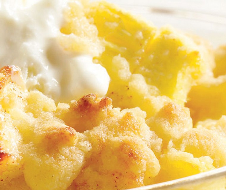 Ananas-appel crumble