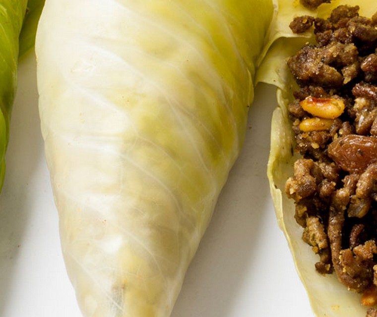 Gevulde ijspegels van kool