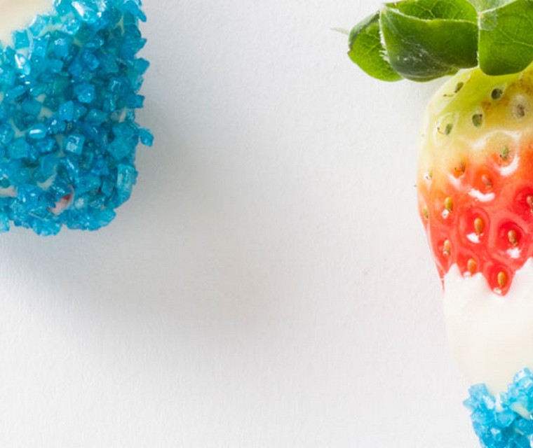 Aardbeienvlaggetjes van Anne-Marie Otter Schuster