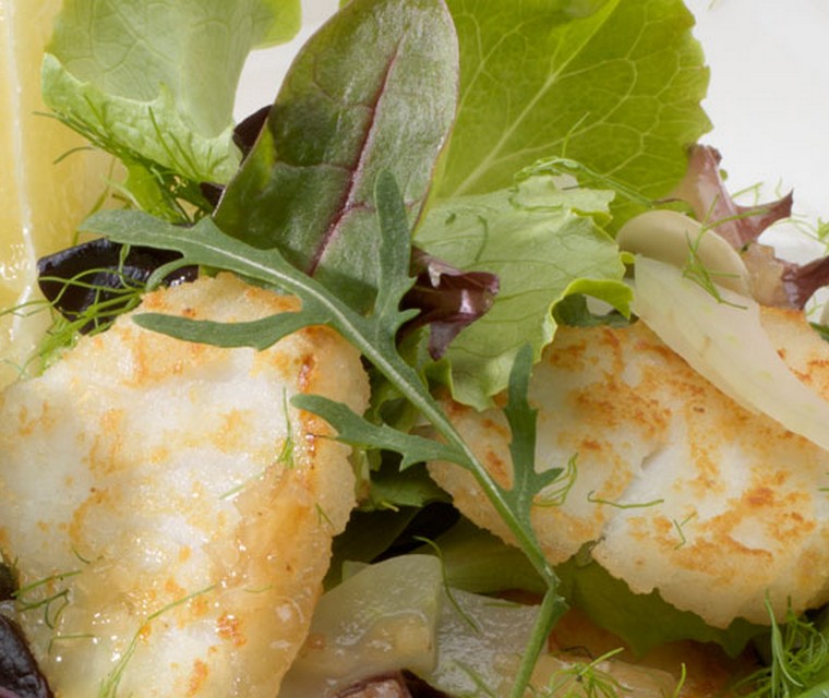 Salade van kabeljauw, venkel en witbier van Frank van Biemen