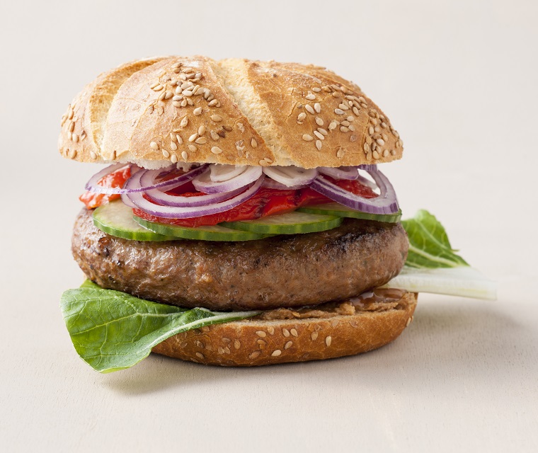 Broodje pindakaas-burger