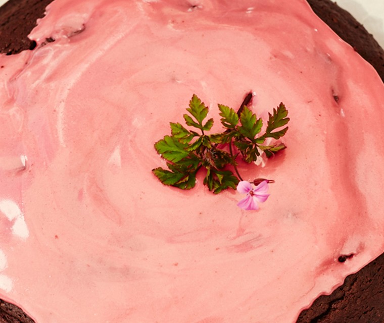 Chocoladetaart met bietjes