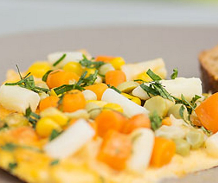Vegetarische groenteomelet van Ralph Drost