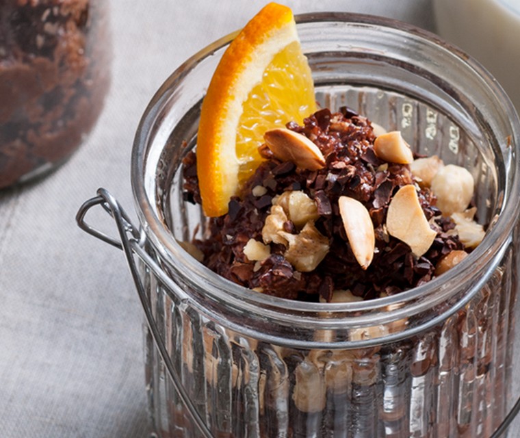 De sinaasappelhavermout van Mathijs en Pascalle