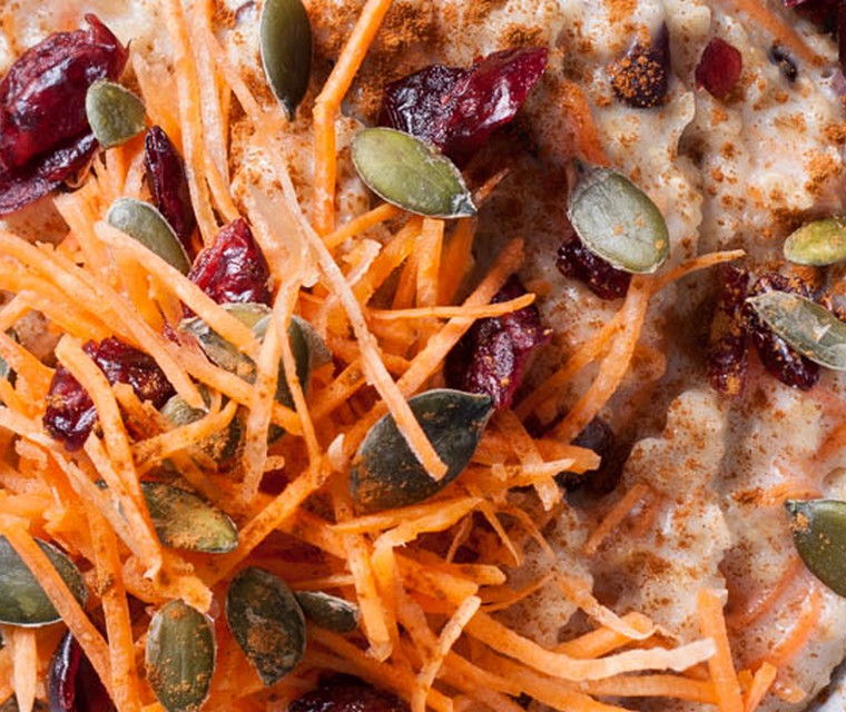 De snelle worteltaarthavermout