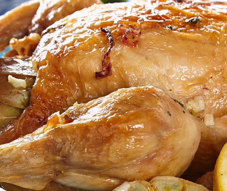 Hele kip met rosébier van René Pluijm