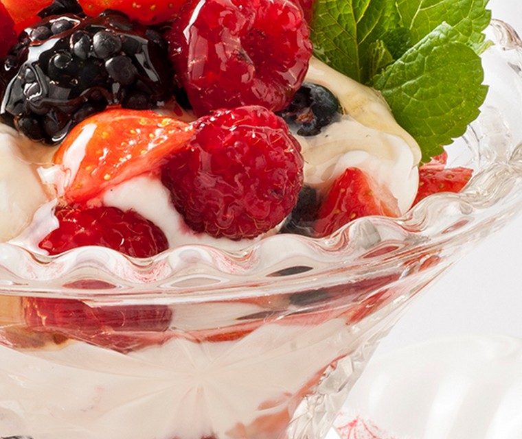 Hangop met vers fruit van Maris Uitbeijerse