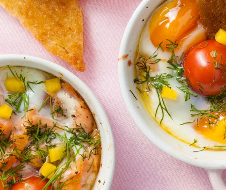 Cocotte gerookte zalm