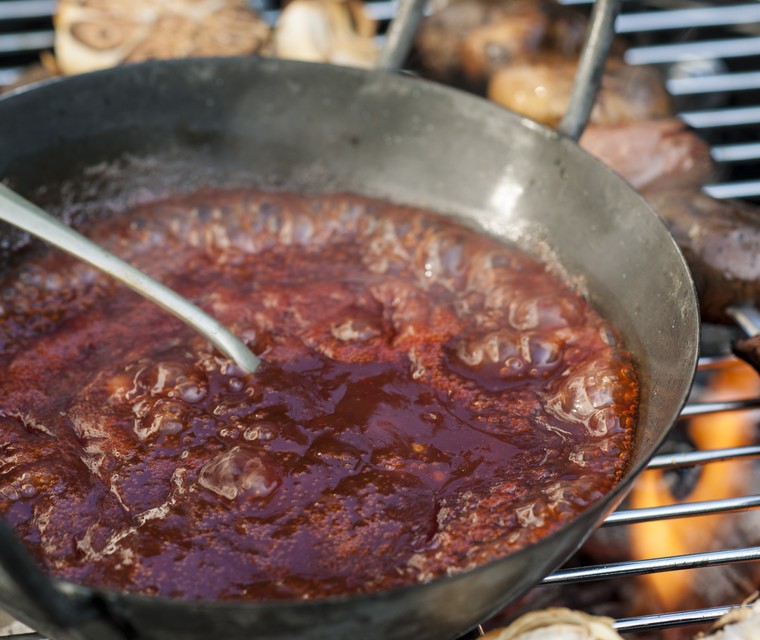 Rode wijn barbecuesaus van René Pluijm