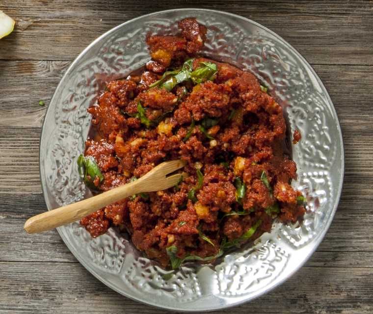 Pittige tomatentapenade van Eline van den Heuvel