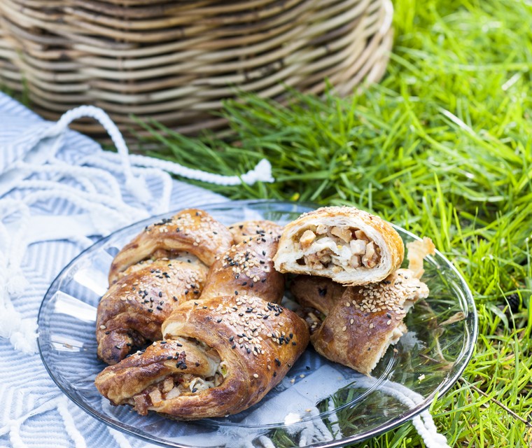 Saté-croissants van Cocky Splinter