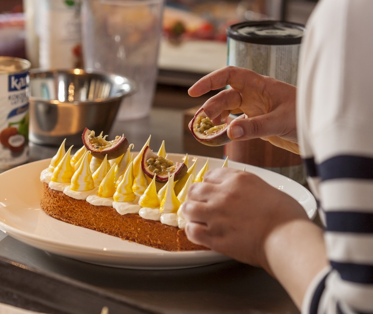 Tropische slof met passie