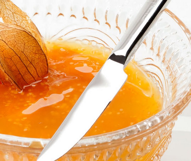 Jam van physalis bessen