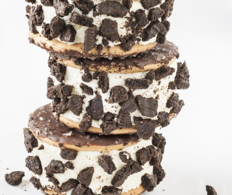 IJssandwich met koek