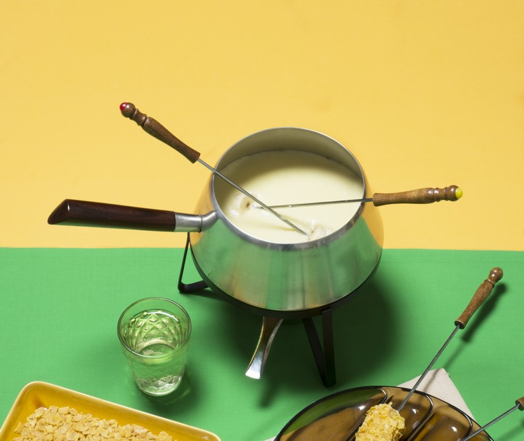 Zwitserse banaanfondue
