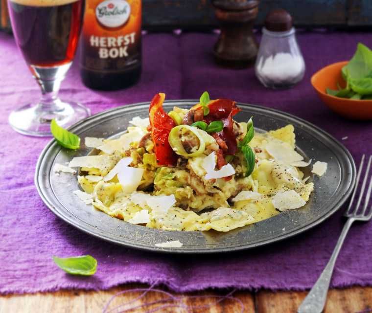 Stamppot ravioli van Michel Rekers