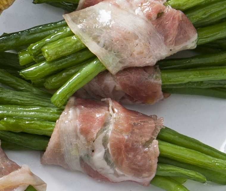 Sperziebonenrolletjes