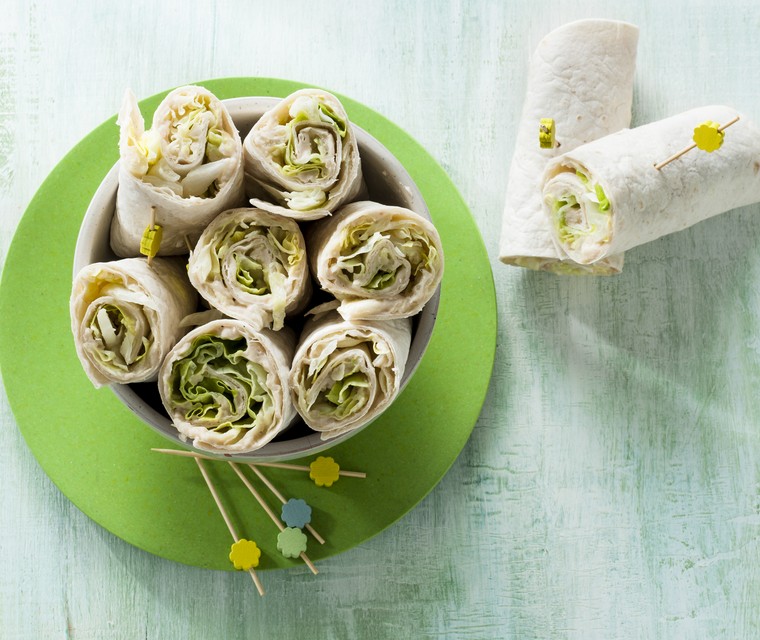 Wrap met witte bonenpuree van Laura Emmelkamp