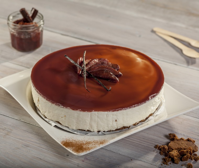 Stoofperenkwarktaart van Ilja