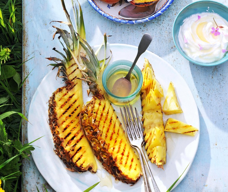 Gegrilde ananas, naar idee van Tamara