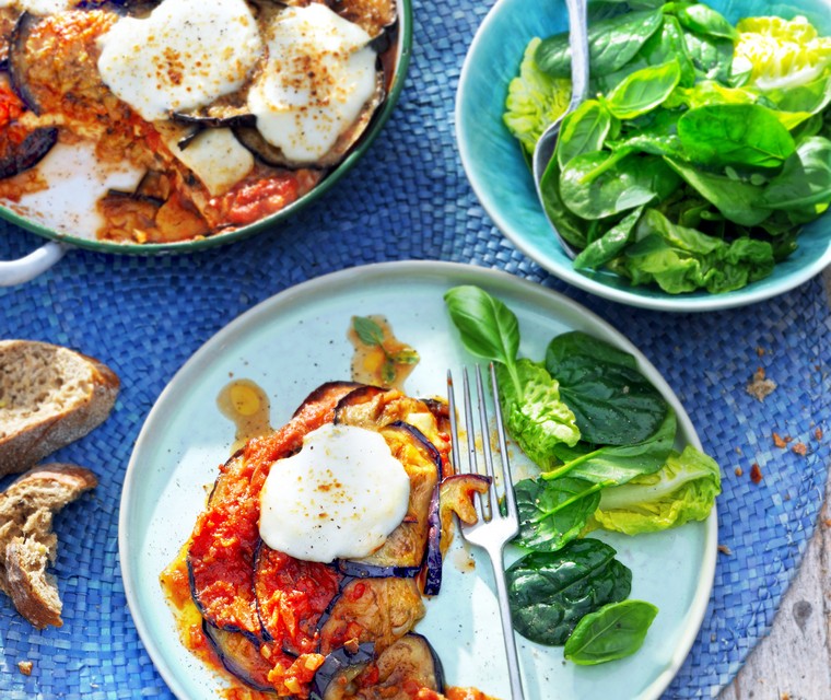 Aubergineschotel, naar idee van Wil en Laura