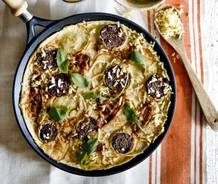 Utregse pannenkoek met Vocking-worst