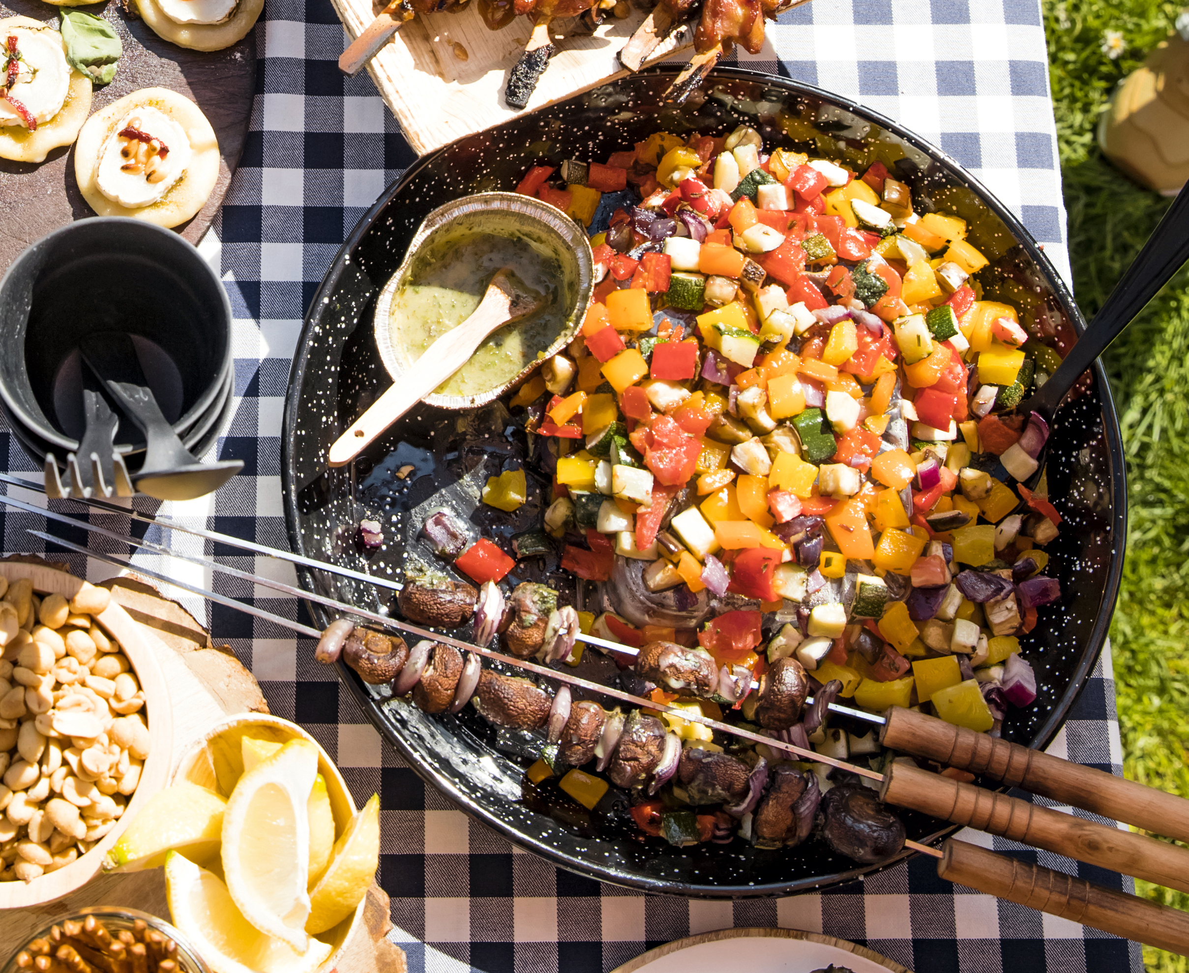 Gegrilde mediterrane groenten