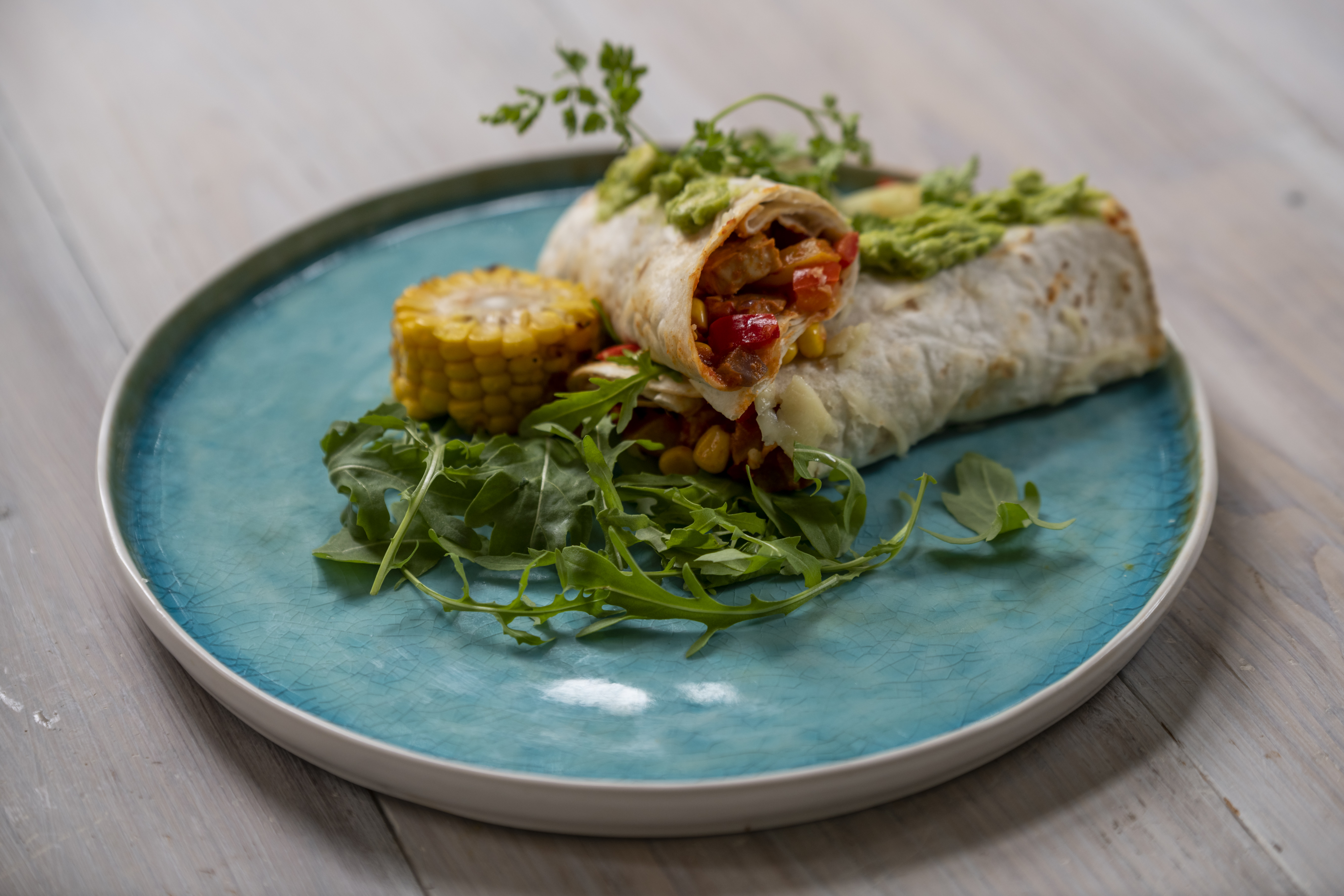 Burrito's con carne met minder zout