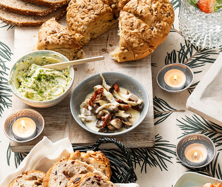 Zelfgemaakte kruidenboter