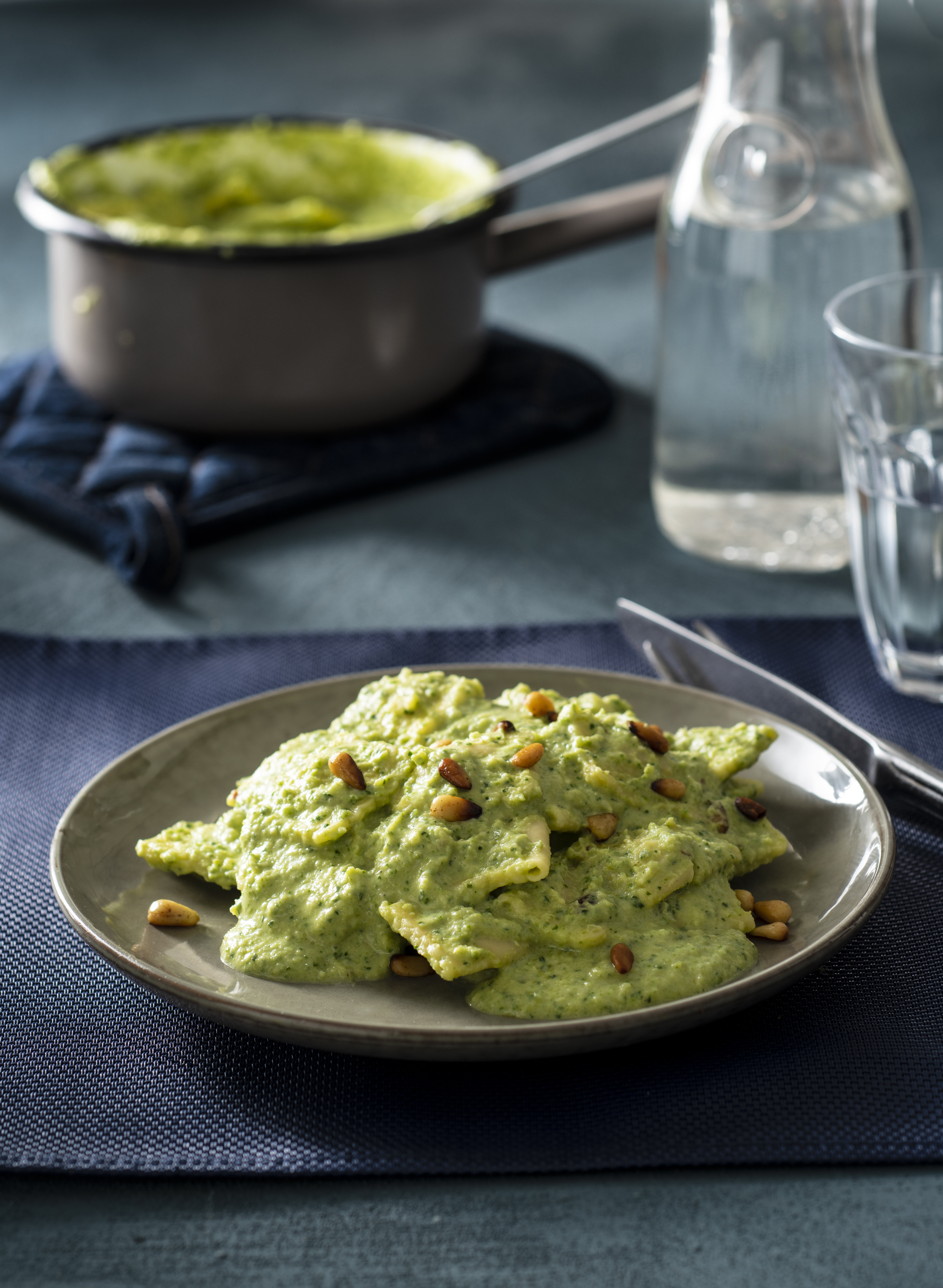 Ravioli met winterse groentesaus