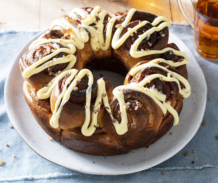 Zoet kaneel breekbrood