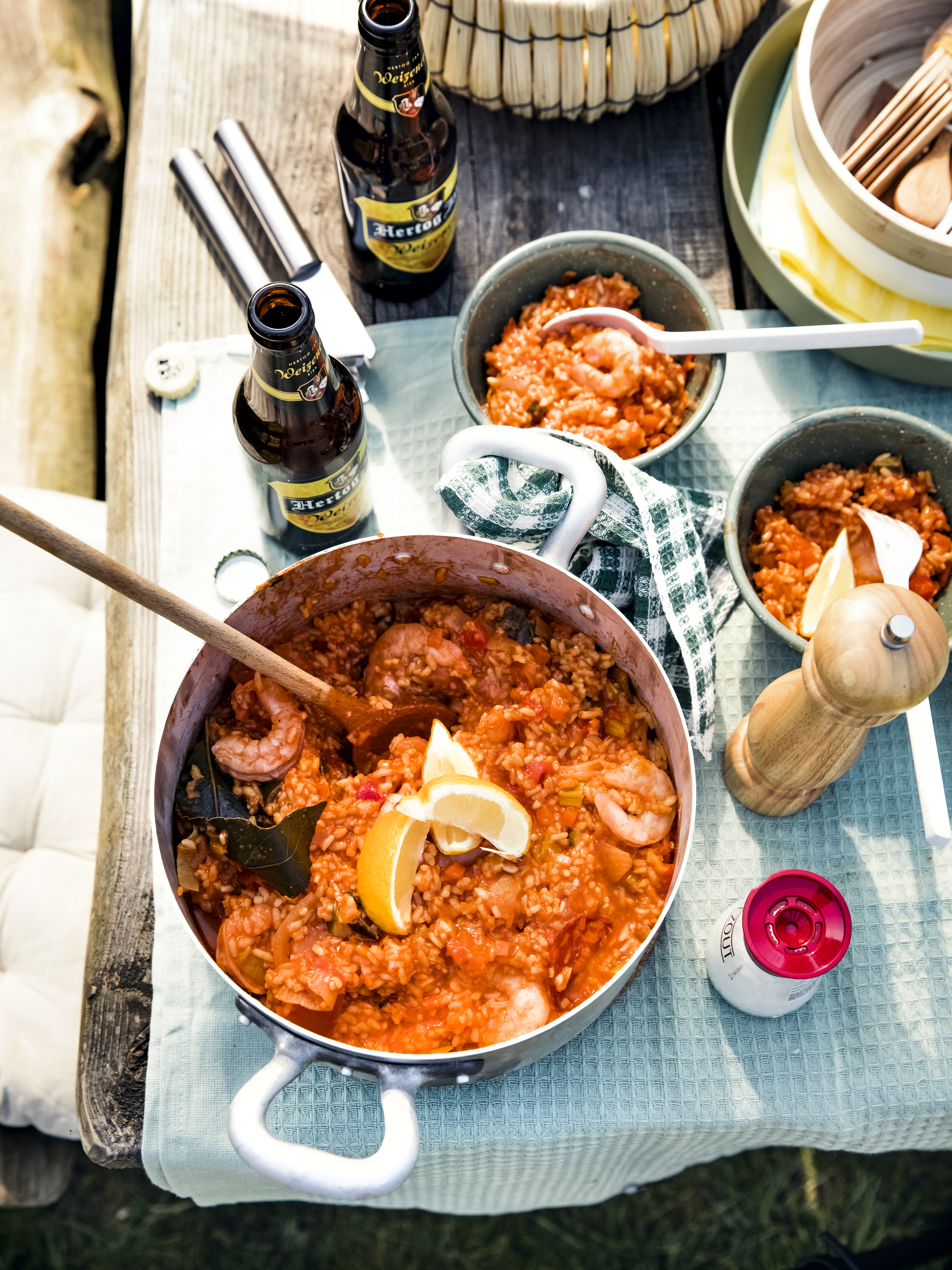 Camping-paella
