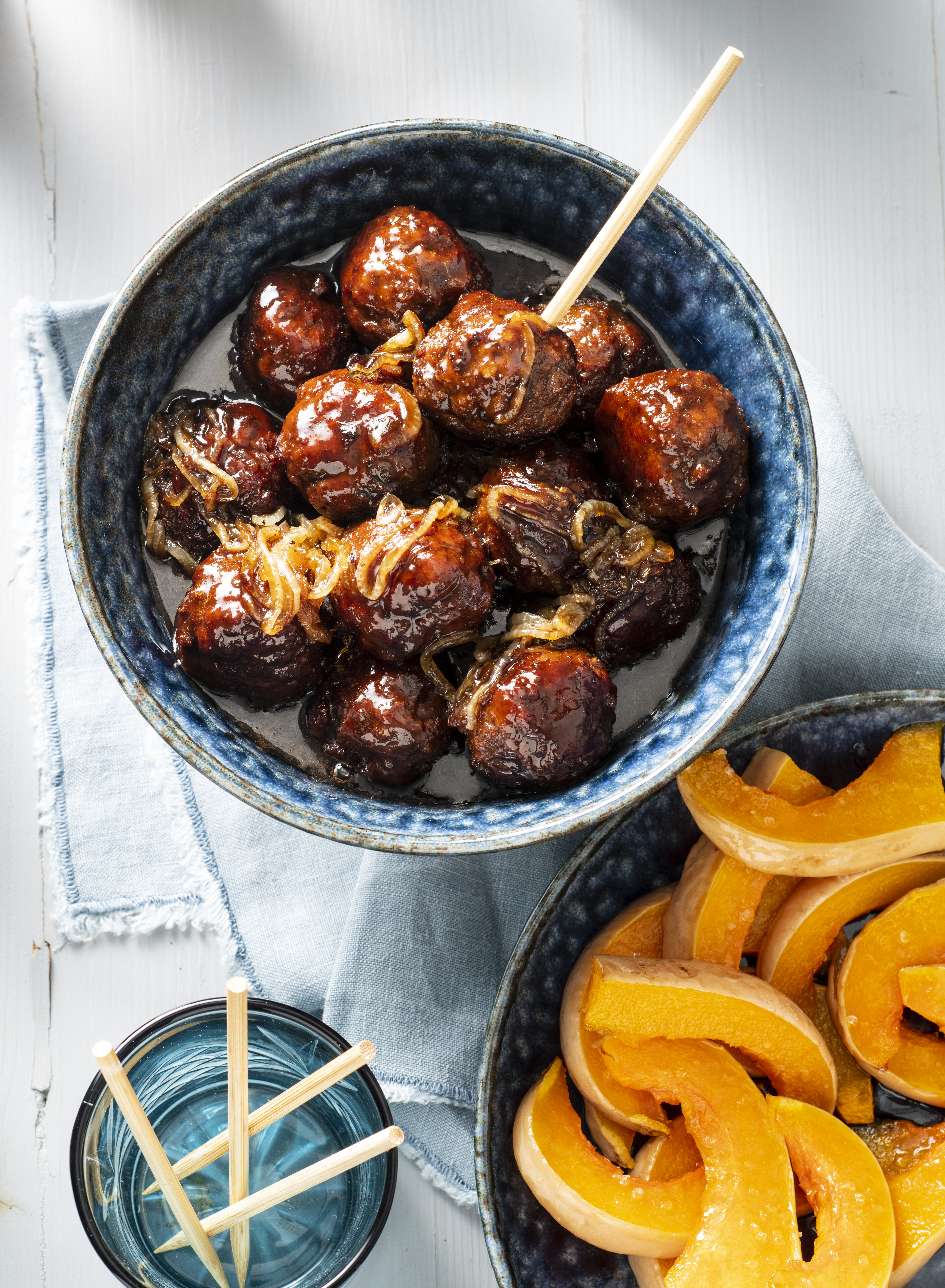 Gehaktballetjes in Limburgse stroopsaus