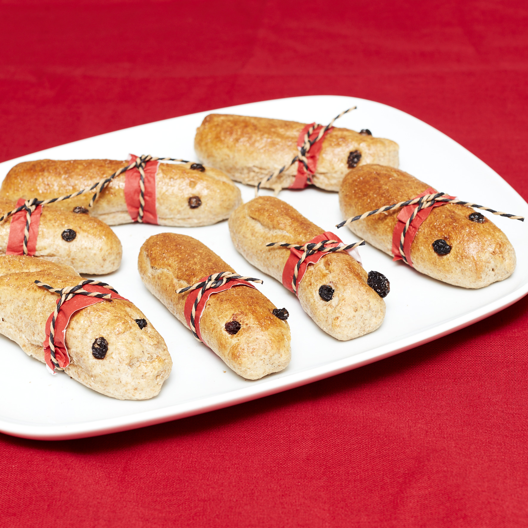 Vrolijke worstpoppetjes