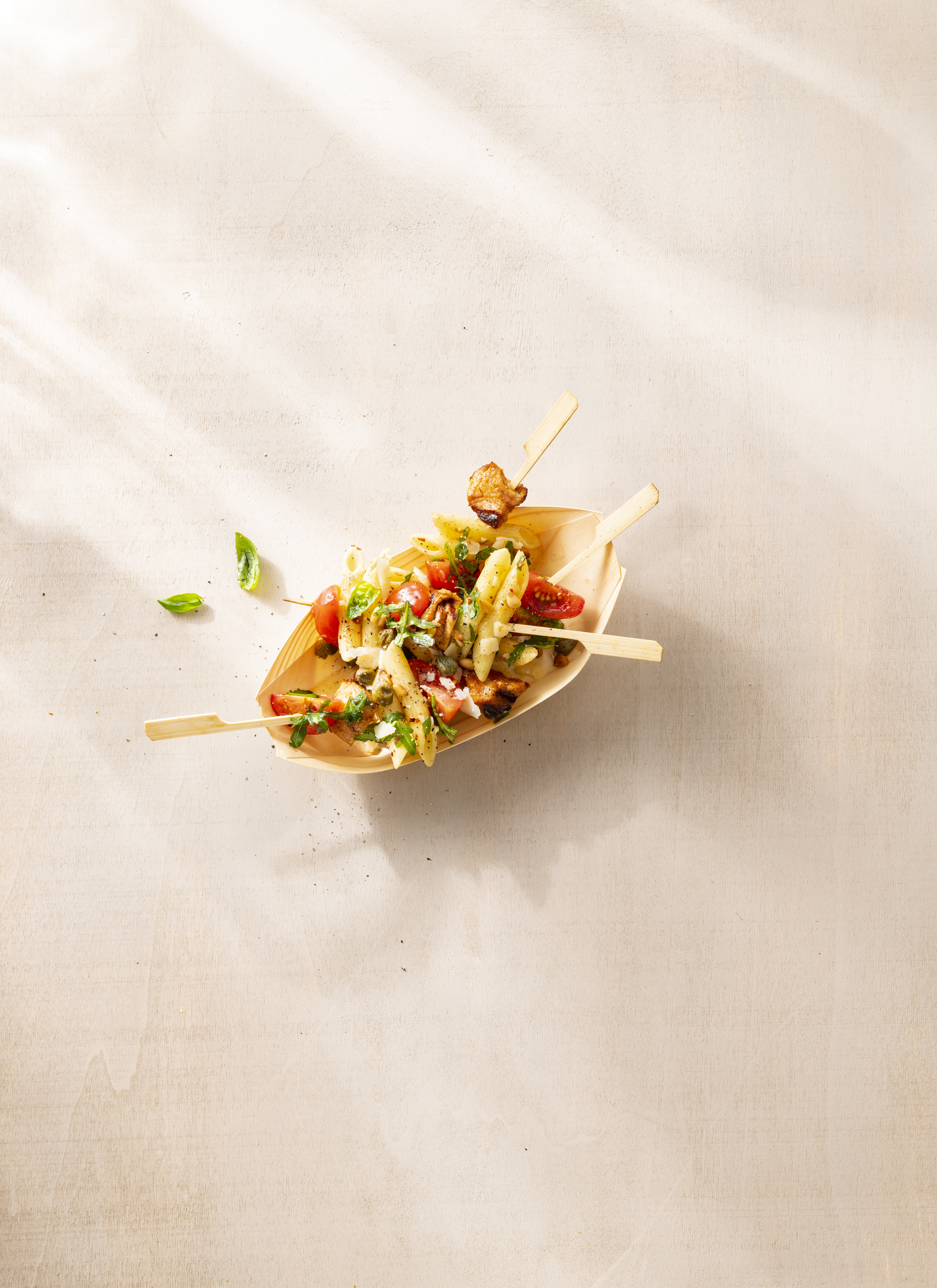 Pastasalade voor de volgende dag