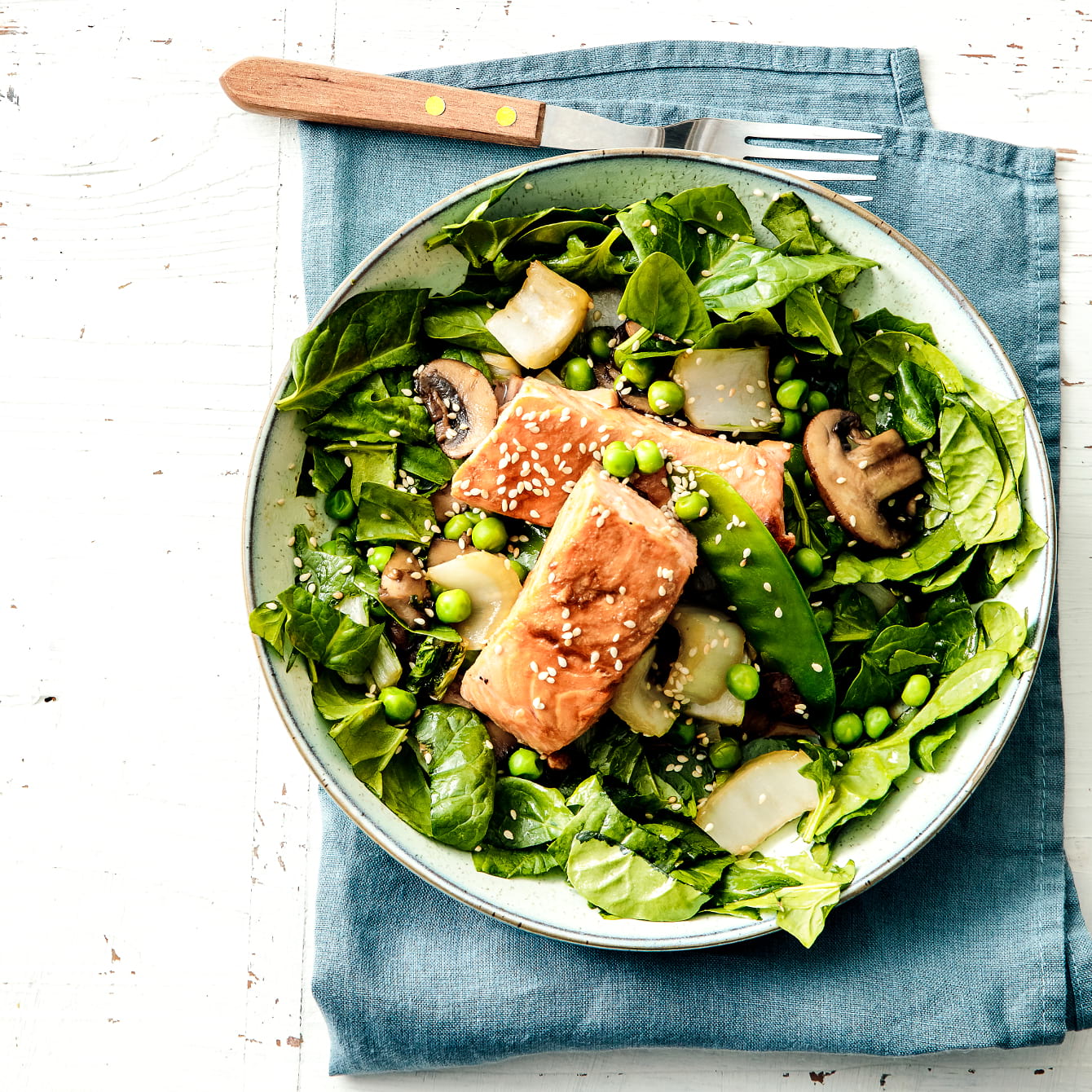 Oosterse lentesalade