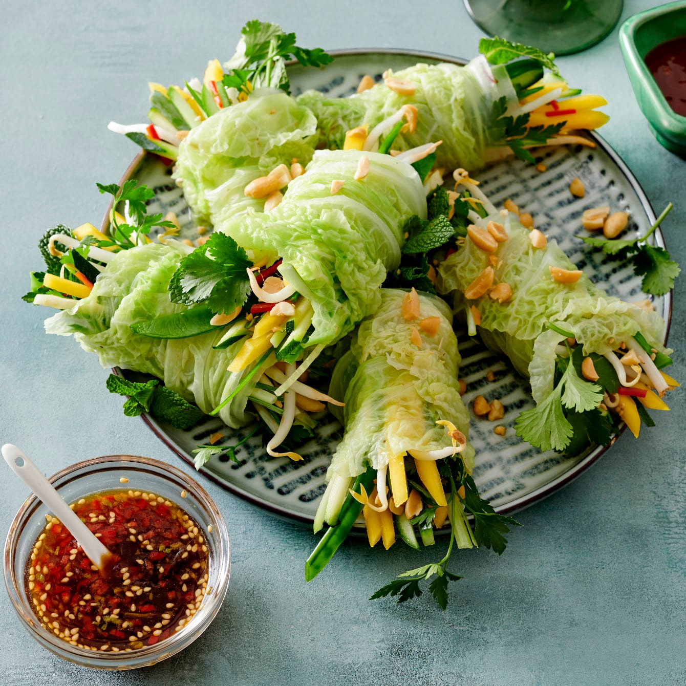 Fris groentenrolletje