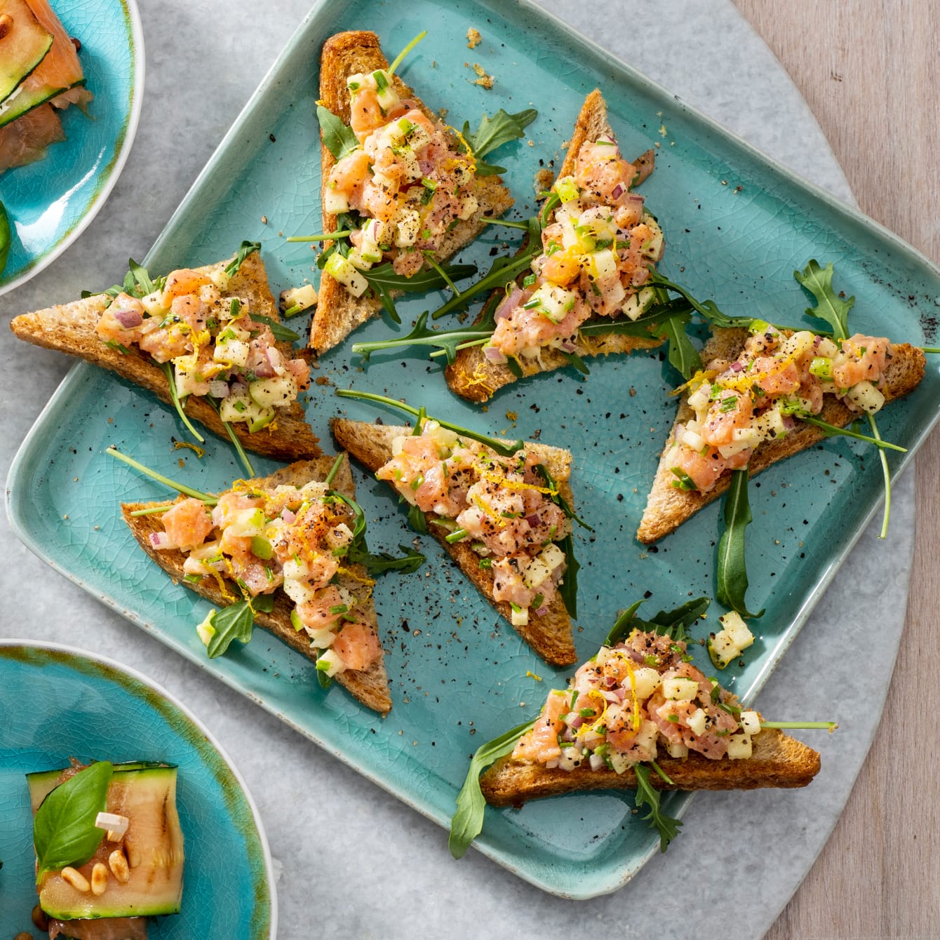 Zalm op toast van Jan Smit