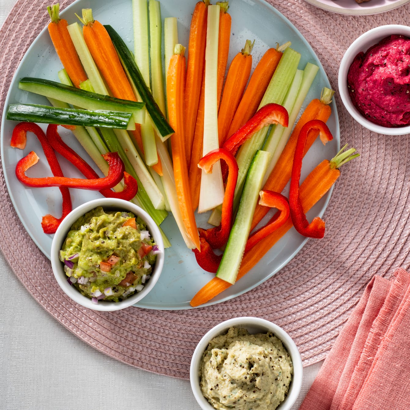 Avocadodip met groenten van Chantal Janzen