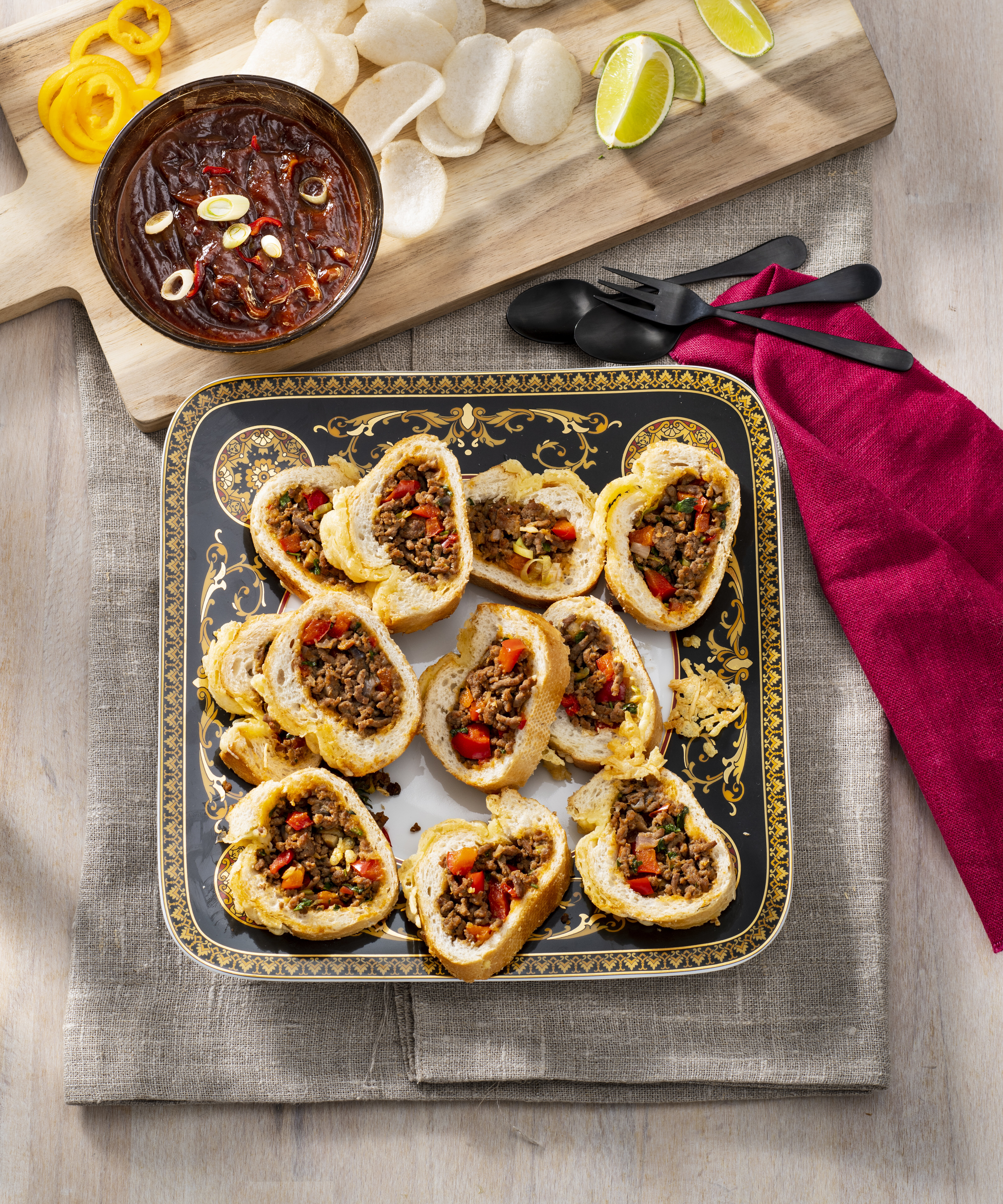 Gevuld stokbrood van Nikkie de Jager