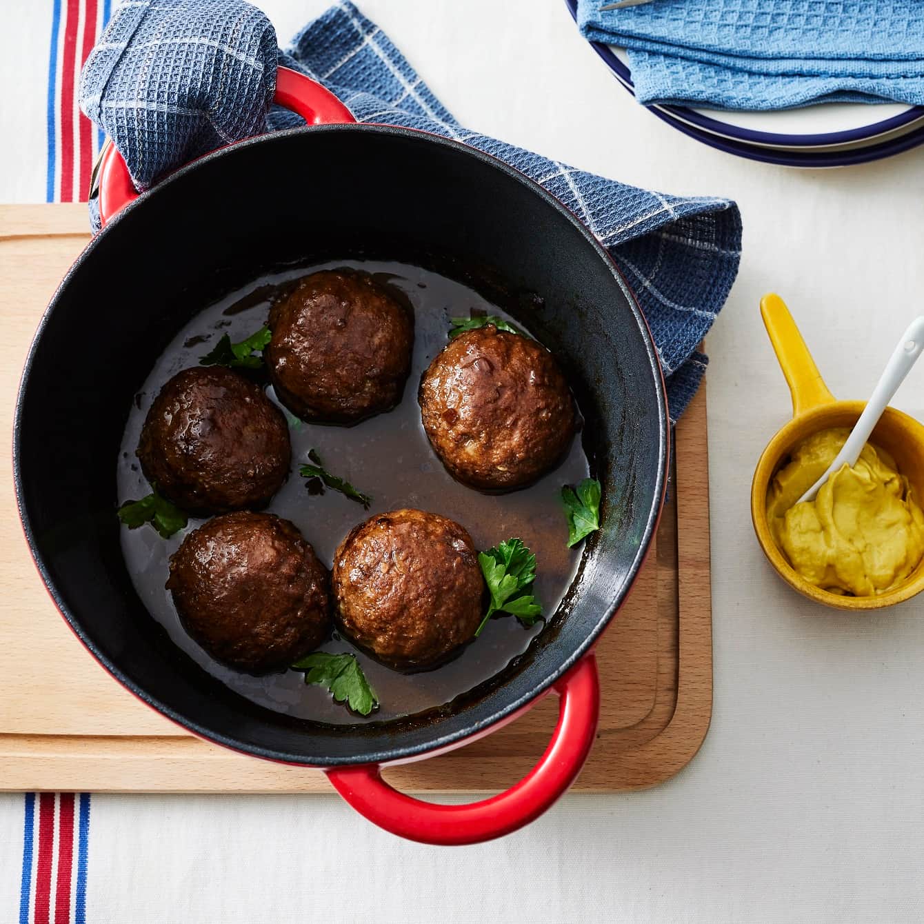 Gehaktballen met jus